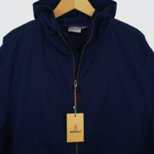 Gramicci Herringbone Hooded Jacket Navy Gramicci Herringbone Hooded Jacket Navy