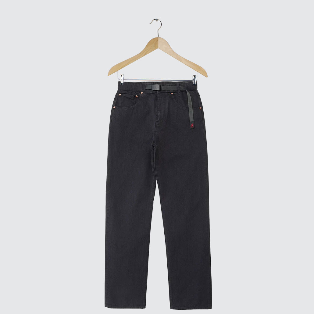 Gramicci Japanese Denim 5-Pocket Pants True Black Gramicci Japanese Denim 5-Pocket Pants True Black