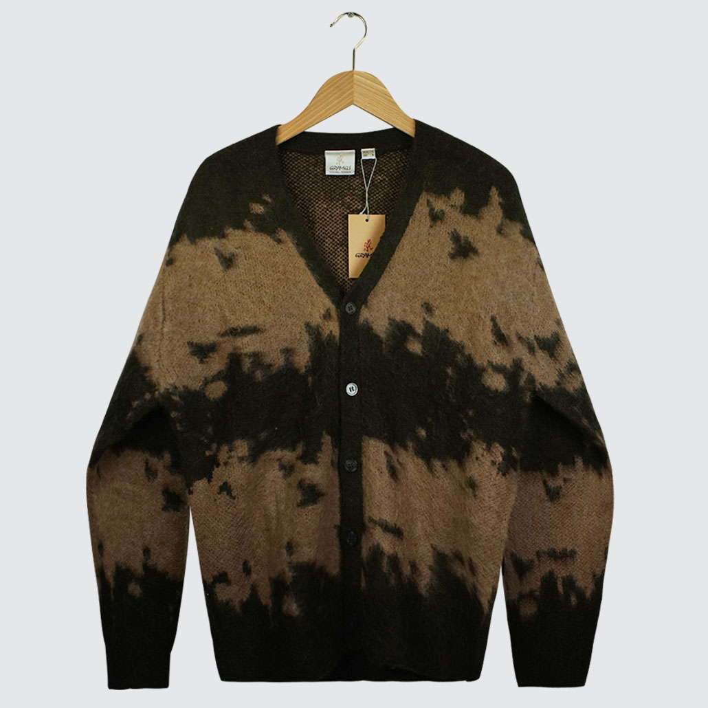 Gramicci Mohair Splatter Cardigan Taupe Splatter Gramicci Mohair Splatter Cardigan Taupe Splatter