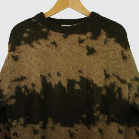 Gramicci Mohair Splatter Sweater Taupe Splatter