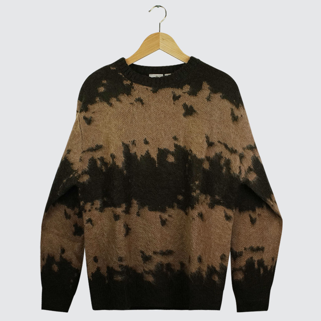 Gramicci Mohair Splatter Sweater Taupe Splatter Gramicci Mohair Splatter Sweater Taupe Splatter