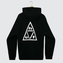 Huf Triple Triangle Pullover Hoodie Black/White Huf Triple Triangle Pullover Hoodie Black/White