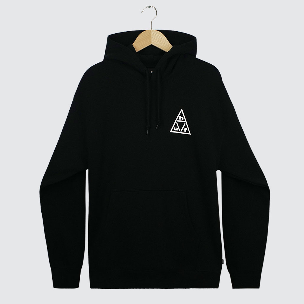 Huf Triple Triangle Pullover Hoodie Black/White Huf Triple Triangle Pullover Hoodie Black/White