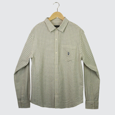 Huf Megablast L/S Woven Top Natural