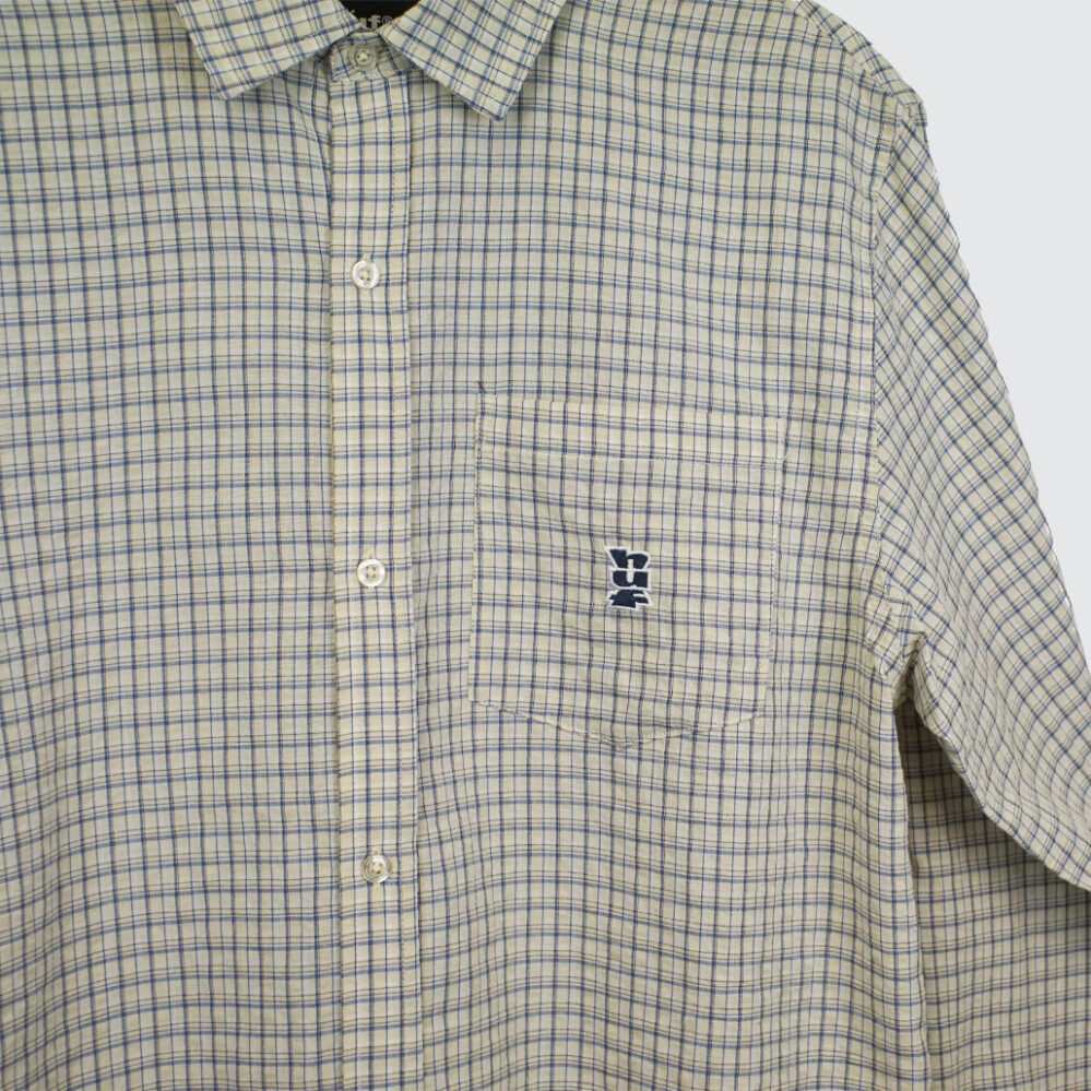 Huf Megablast L/S Woven Top Natural Huf Megablast L/S Woven Top Natural