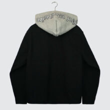 Huf Olympia Hooded Overshirt Black Huf Olympia Hooded Overshirt Black