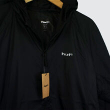 Huf T1 Kcuf Shell Jacket Black Huf T1 Kcuf Shell Jacket Black