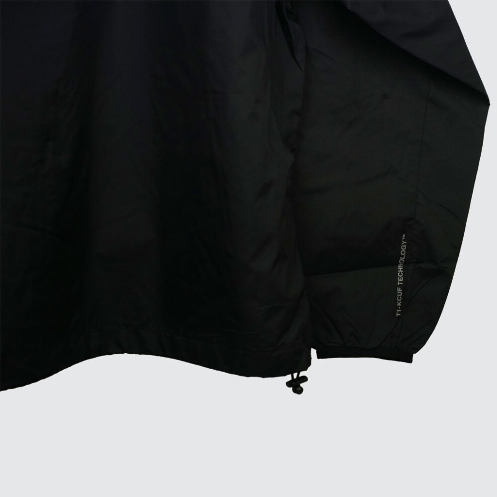Huf T1 Kcuf Shell Jacket Black Huf T1 Kcuf Shell Jacket Black