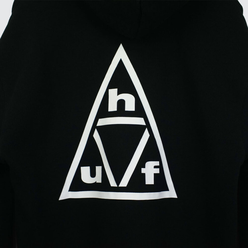 Huf Triple Triangle Pullover Hoodie Black/White Huf Triple Triangle Pullover Hoodie Black/White