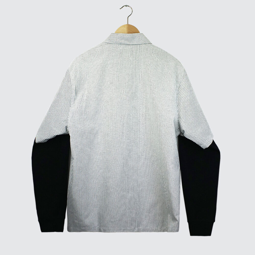Huf x Spitfire Union Work Shirt Black/White Huf x Spitfire Union Work Shirt Black/White