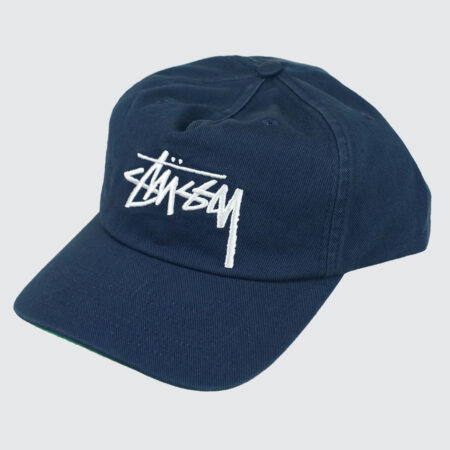 Stüssy Big Stock Mid Depth Cap Deep Blue