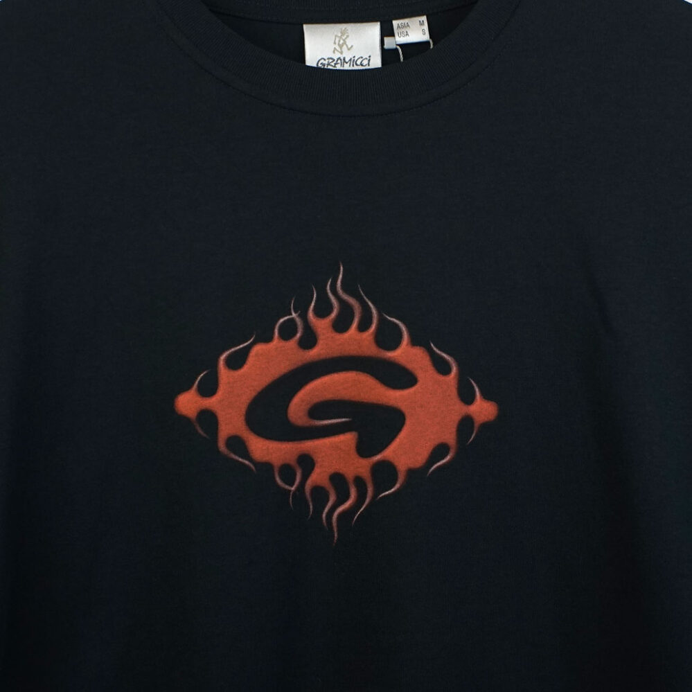 Gramicci Flames L/S T-Shirt Vintage Black Gramicci Flames L/S T-Shirt Vintage Black