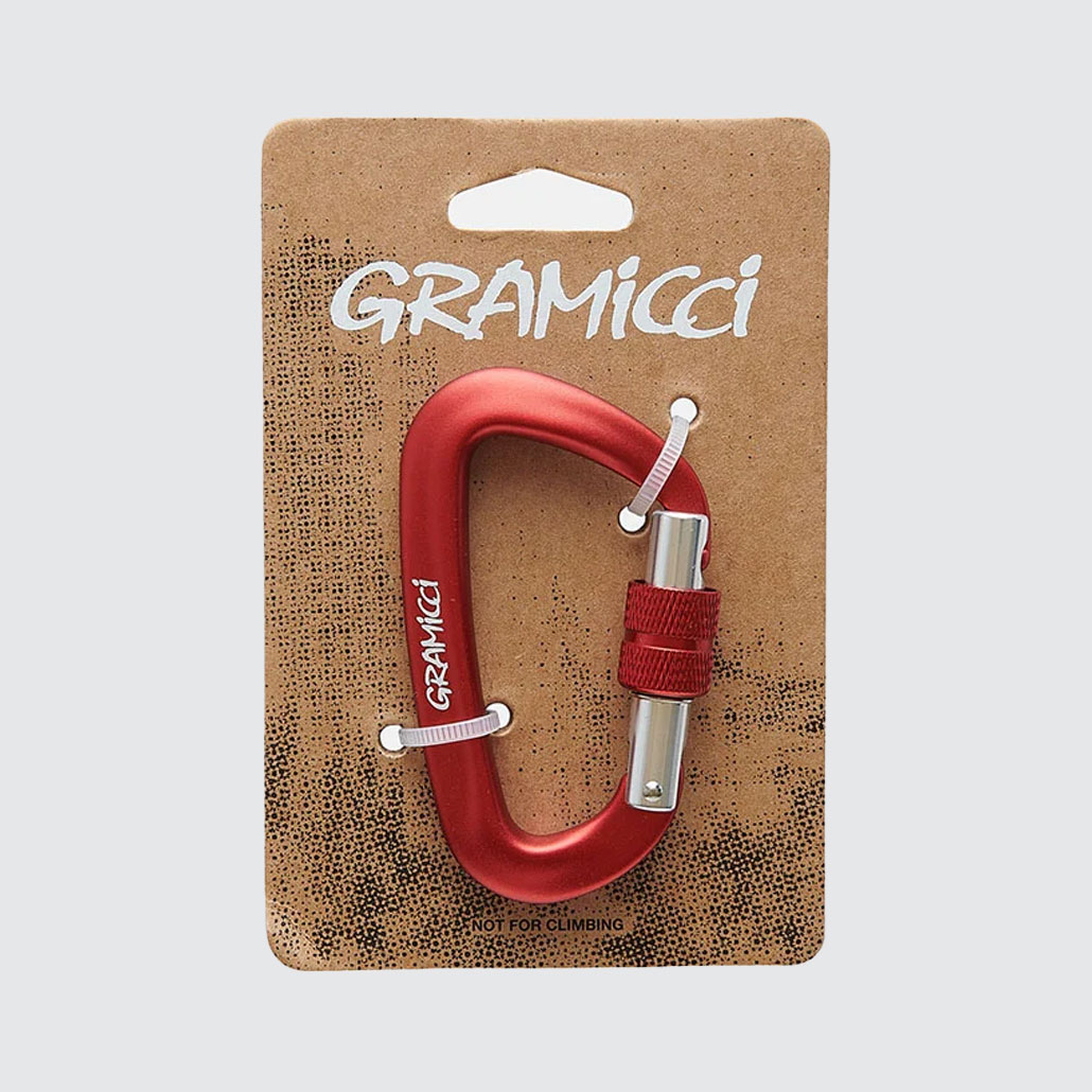 Gramicci Gramicci Carabiner Red Gramicci Gramicci Carabiner Red