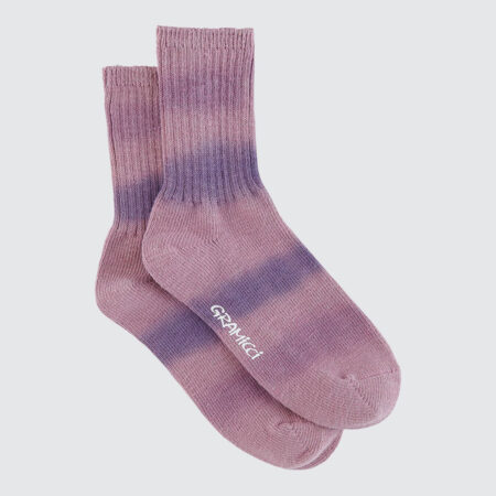 Gramicci Hemp Blend Dye Socks Violet Gramicci Hemp Blend Dye Socks Violet