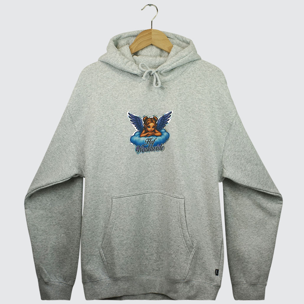 Huf Bliss Po Hoodie Heather Grey Huf Bliss Po Hoodie Heather Grey