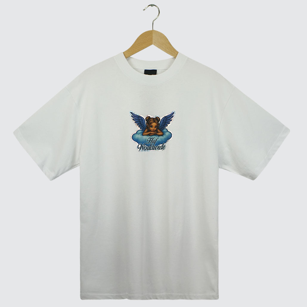 Huf Bliss T-Shirt White Huf Bliss T-Shirt White