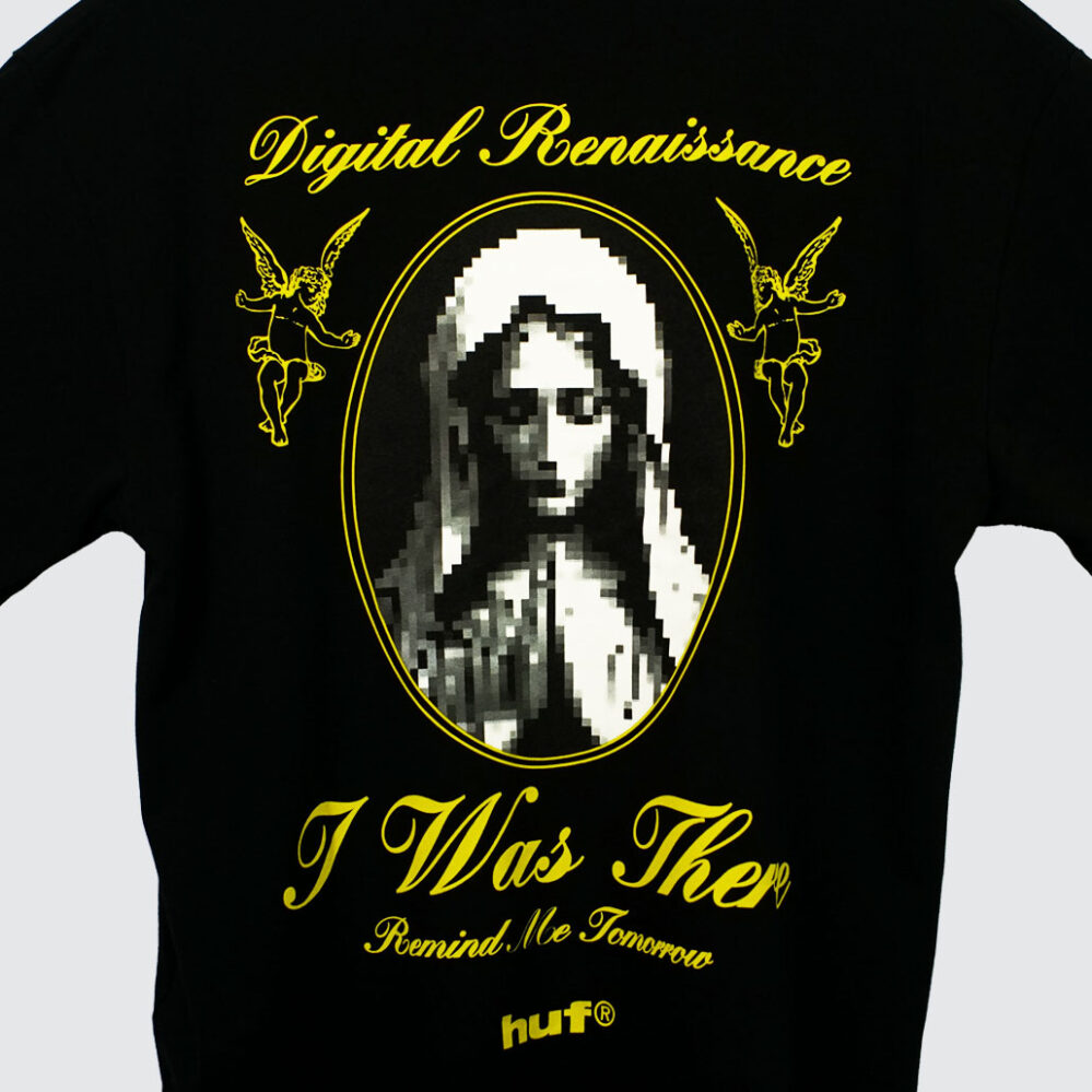 Huf Digital Renaissance T-Shirt Black Huf Digital Renaissance T-Shirt Black