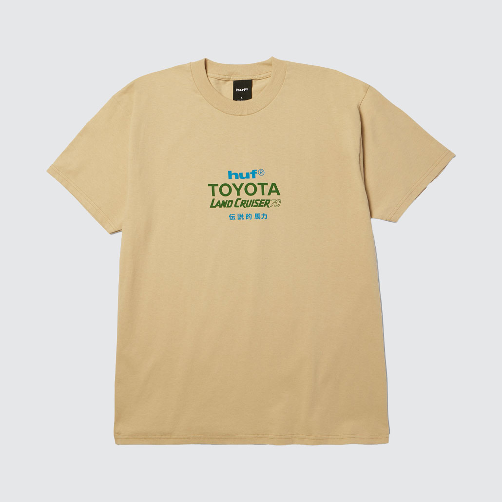 Huf x Toyota Land Cruiser 70 T-Shirt Sand Huf x Toyota Land Cruiser 70 T-Shirt Sand