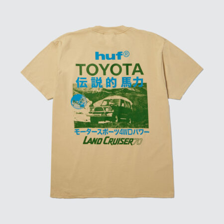 Huf x Toyota Land Cruiser 70 T-Shirt Sand Huf x Toyota Land Cruiser 70 T-Shirt Sand