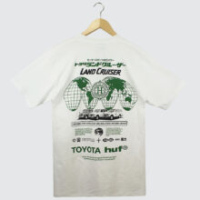 Huf x Toyota Land Cruiser Global T-Shirt White Huf x Toyota Land Cruiser Global T-Shirt White