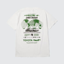 Huf x Toyota Land Cruiser Global T-Shirt White Huf x Toyota Land Cruiser Global T-Shirt White