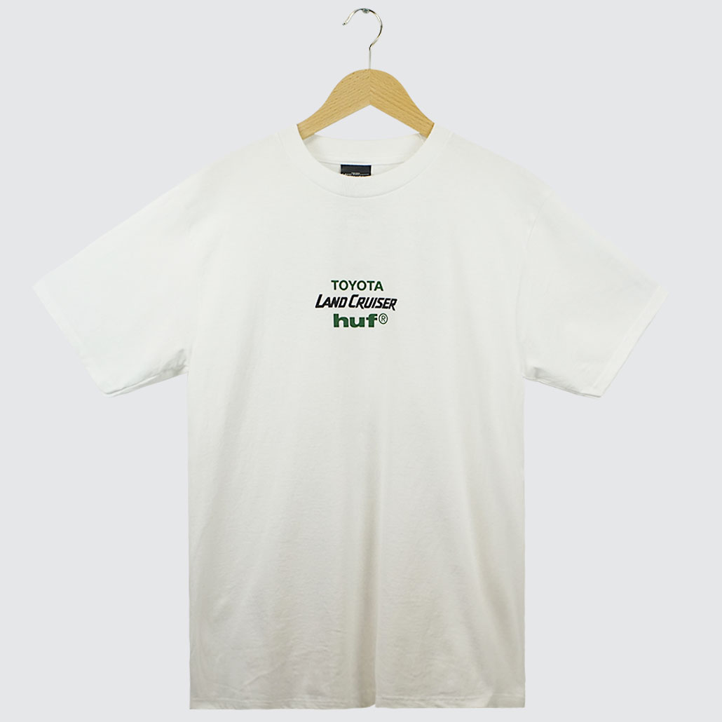 Huf x Toyota Land Cruiser Global T-Shirt White Huf x Toyota Land Cruiser Global T-Shirt White