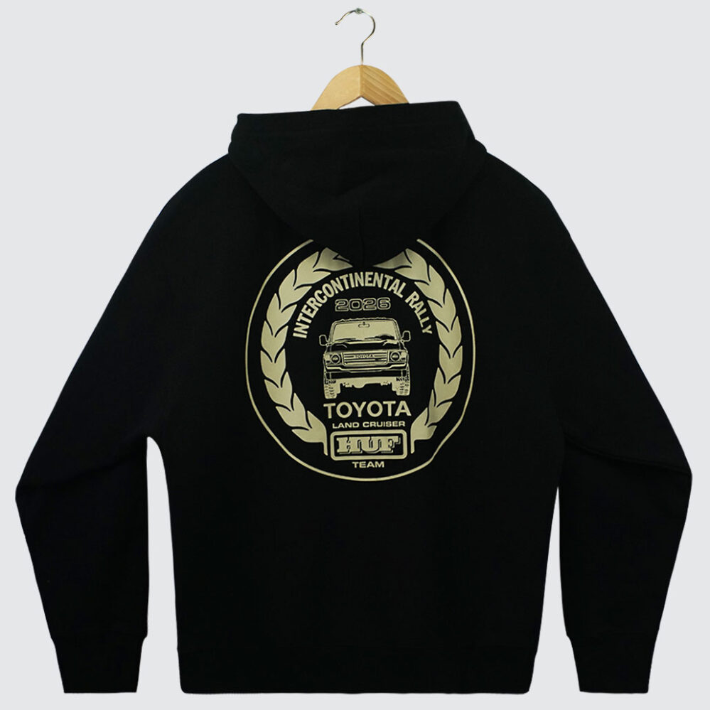 Huf x Toyota Land Cruiser Heavyweight Fz Hoodie Black