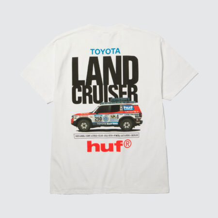 Huf x Toyota Land Cruiser Rally T-Shirt White Huf x Toyota Land Cruiser Rally T-Shirt White