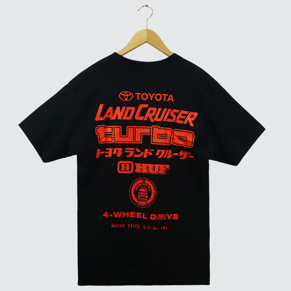 Huf x Toyota Land Cruiser Turbo T-Shirt Black