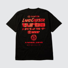 Huf x Toyota Land Cruiser Turbo T-Shirt Black Huf x Toyota Land Cruiser Turbo T-Shirt Black
