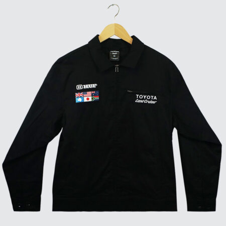 Huf x Toyota Land Cruiser World Tour Jacket Black Huf x Toyota Land Cruiser World Tour Jacket Black