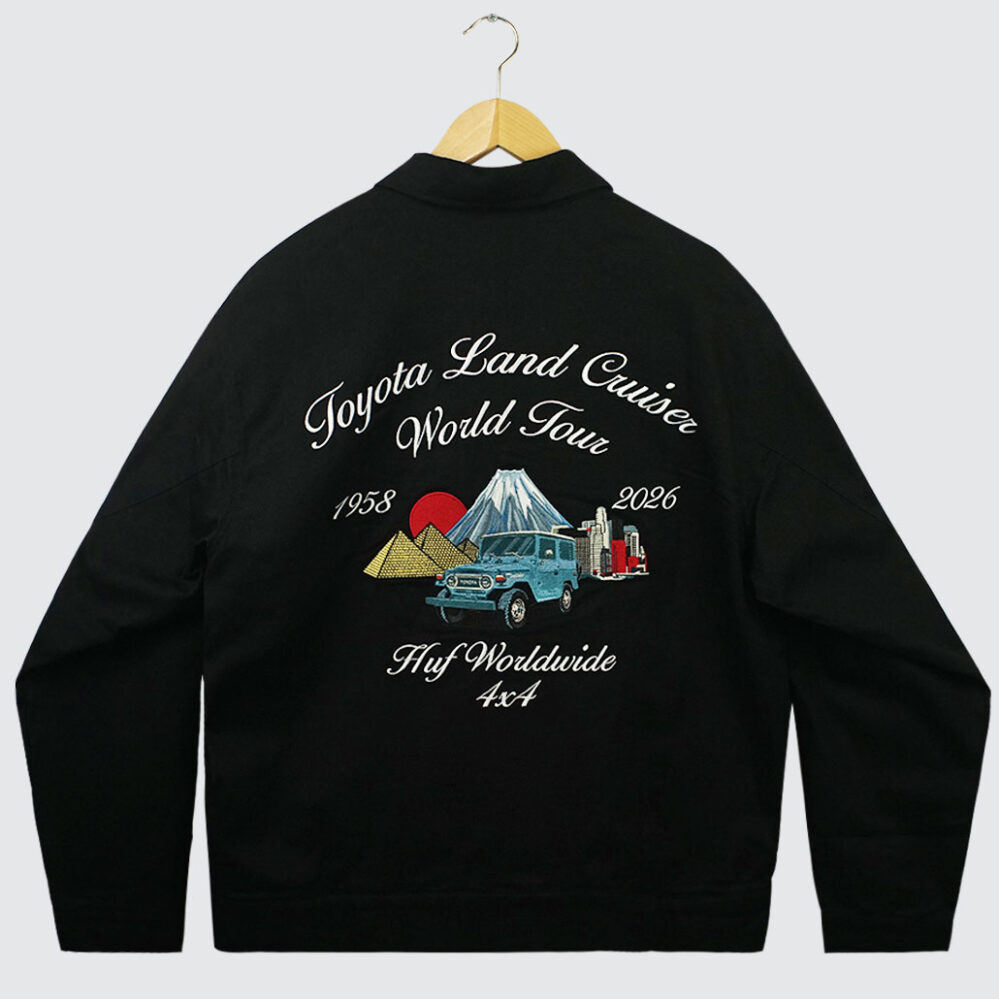 Huf x Toyota Land Cruiser World Tour Jacket Black