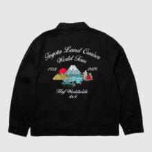 Huf x Toyota Land Cruiser World Tour Jacket Black Huf x Toyota Land Cruiser World Tour Jacket Black