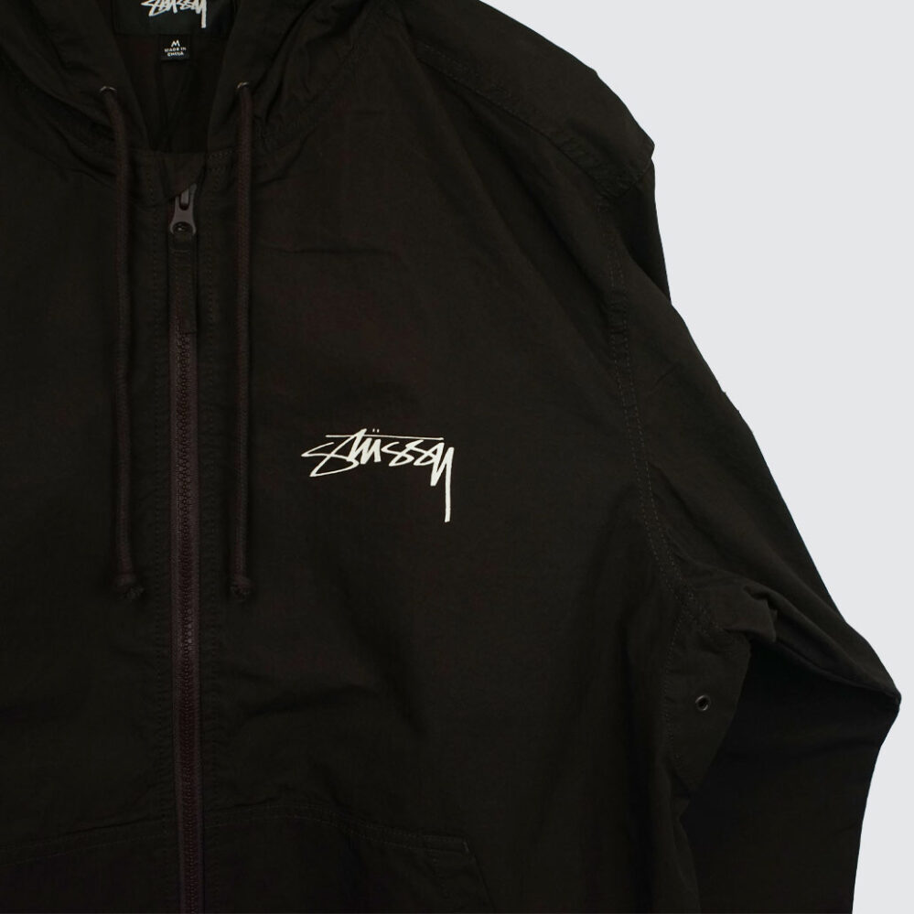 Stüssy Beach Shell Cotton Wax Jacket Brown Stüssy Beach Shell Cotton Wax Jacket Brown