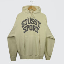 Stüssy Block Sport Gar. Dyed Hoodie Bone