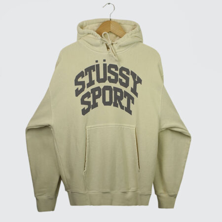 Stüssy Block Sport Gar. Dyed Hoodie Bone