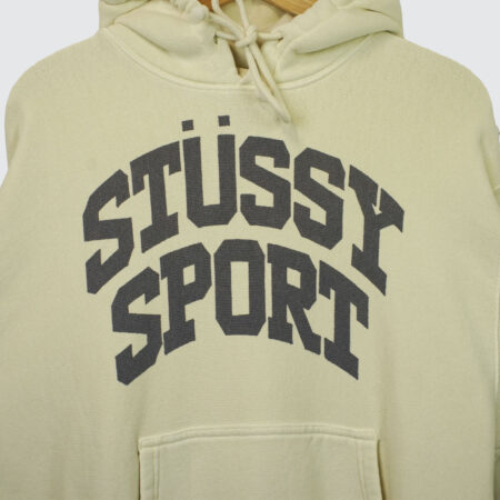 Stüssy Block Sport Gar. Dyed Hoodie Bone
