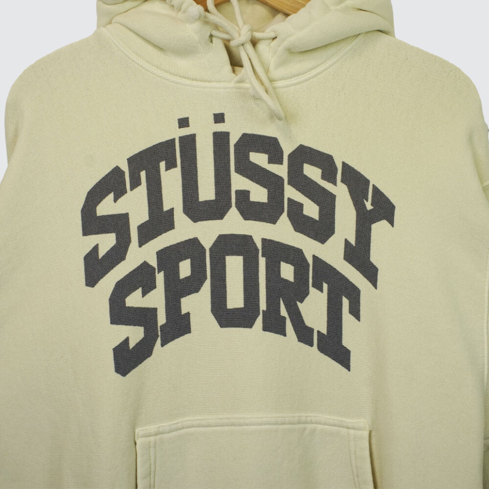 Stüssy Block Sport Gar. Dyed Hoodie Bone