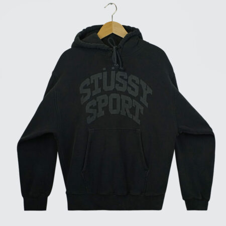 Stüssy Block Sport Gar. Dyed Hoodie Faded Black