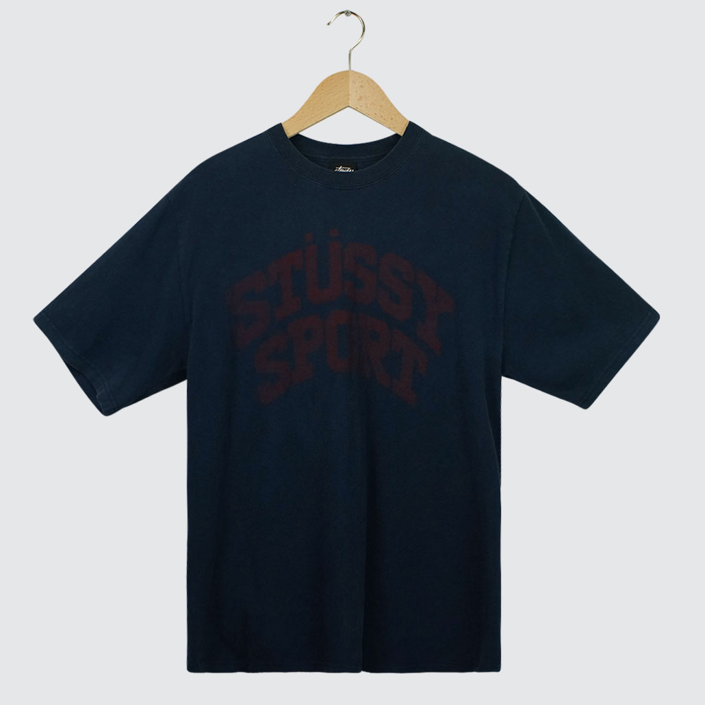 Stüssy Block Sport T-Shirt Navy Stüssy Block Sport T-Shirt Navy