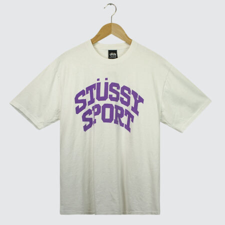 Stüssy Block Sport T-Shirt White Stüssy Block Sport T-Shirt White