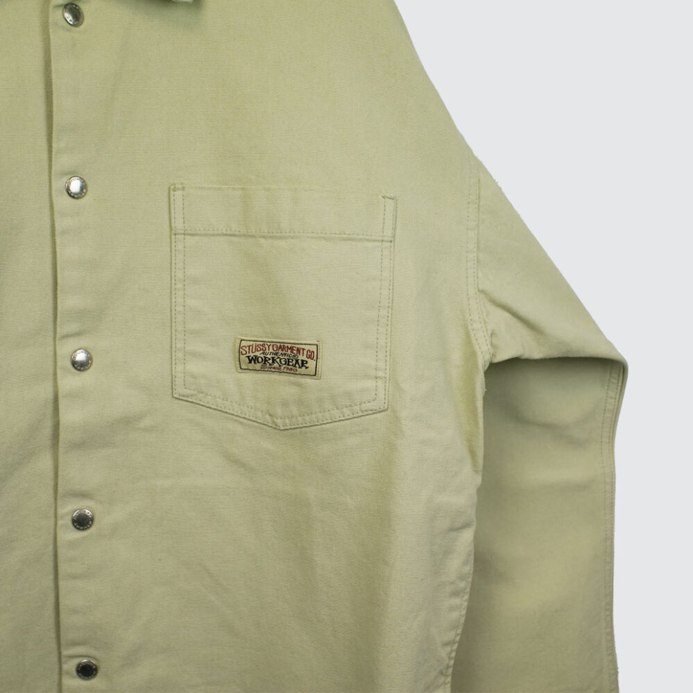 Stüssy Canvas Work Overshirt Bone