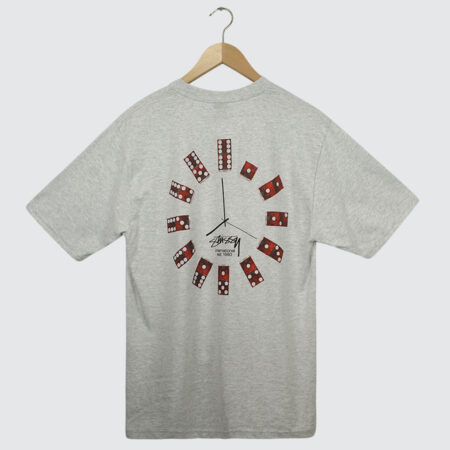Stüssy Dice Clock T-Shirt Ash Heather Stüssy Dice Clock T-Shirt Ash Heather