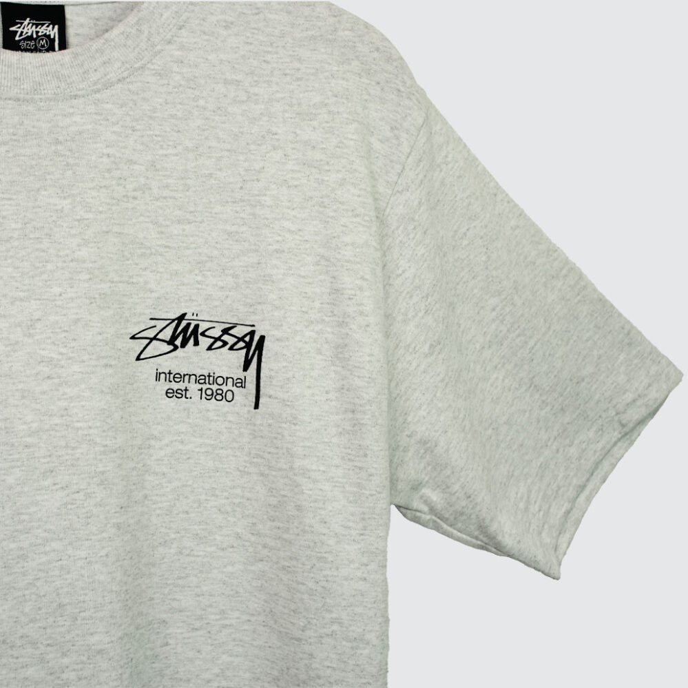 Stüssy Dice Clock T-Shirt Ash Heather