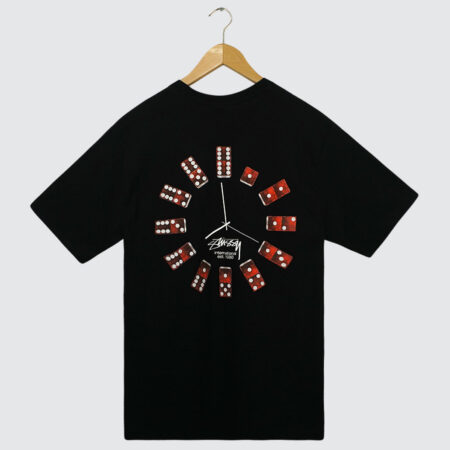 Stüssy Dice Clock T-Shirt Black Stüssy Dice Clock T-Shirt Black