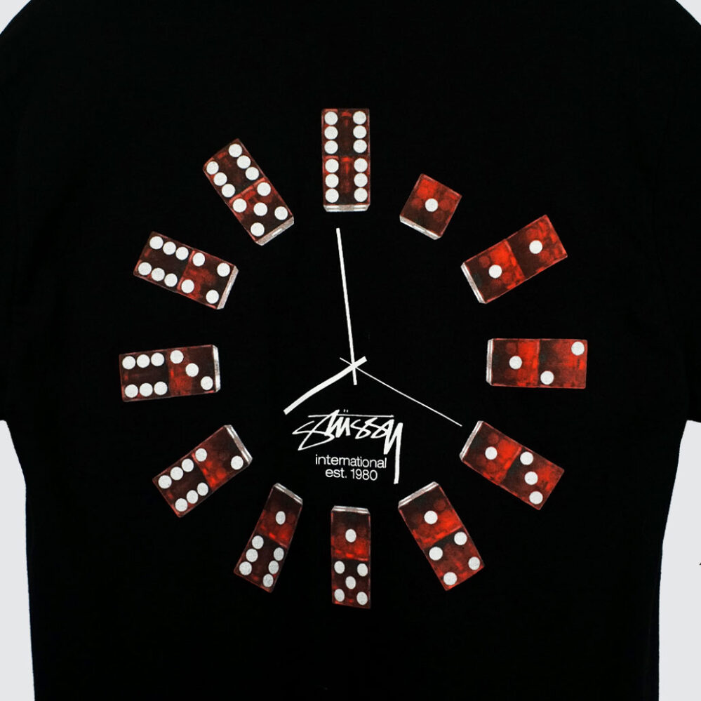 Stüssy Dice Clock T-Shirt Black