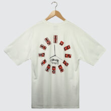 Stüssy Dice Clock T-Shirt White Stüssy Dice Clock T-Shirt White