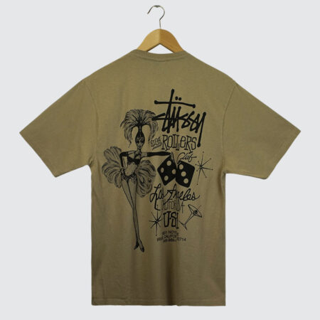 Stüssy High Rollers Pig. Dyed T-Shirt Rock Stüssy High Rollers Pig. Dyed T-Shirt Rock