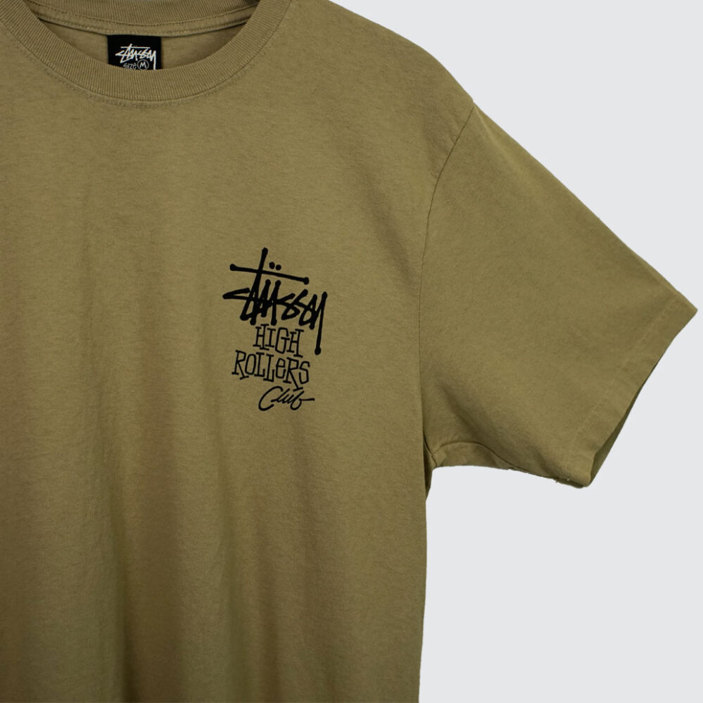 Stüssy High Rollers Pig. Dyed T-Shirt Rock Stüssy High Rollers Pig. Dyed T-Shirt Rock