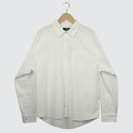 Stüssy Oxford LS Shirt White Stüssy Oxford LS Shirt White